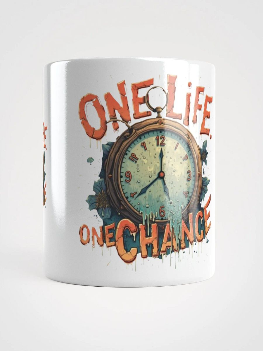 Vintage Clock 'One Life One Chance' Mug product image (1)