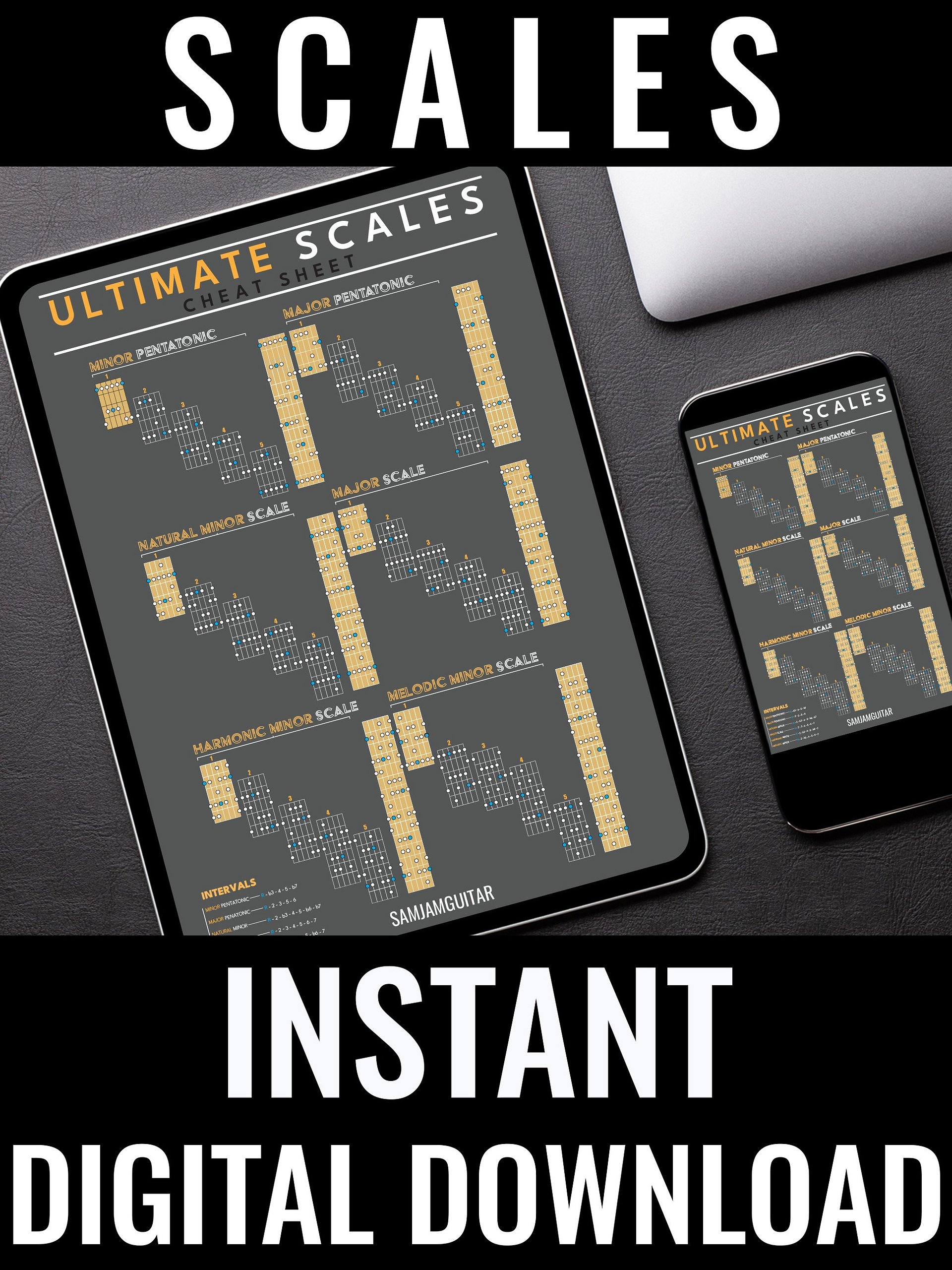 The Ultimate Scales Cheat Sheet (DIGITAL DOWNLOAD) product image (1)