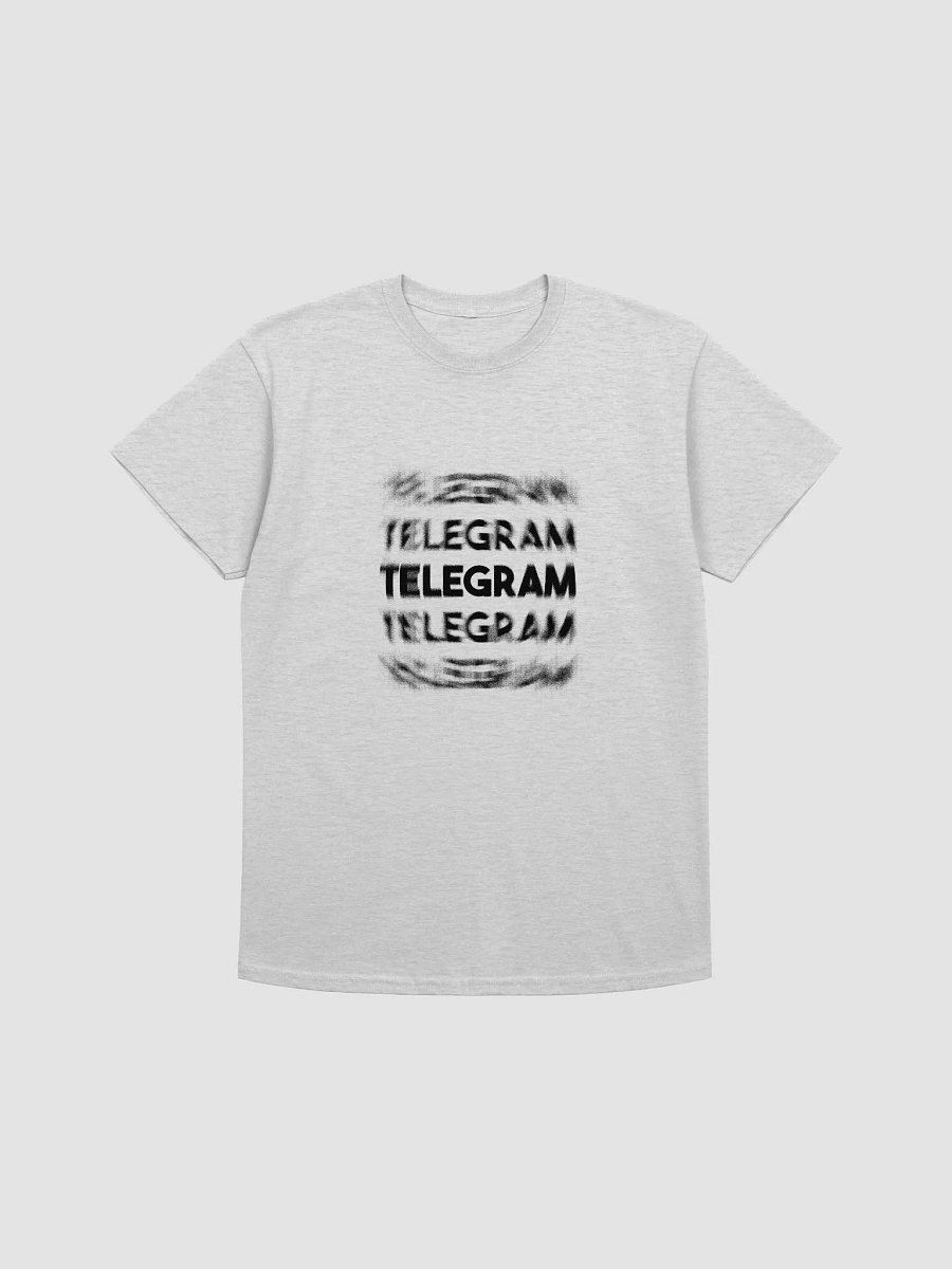 Camiseta TELEGRAM con texto borroso negro product image (2)