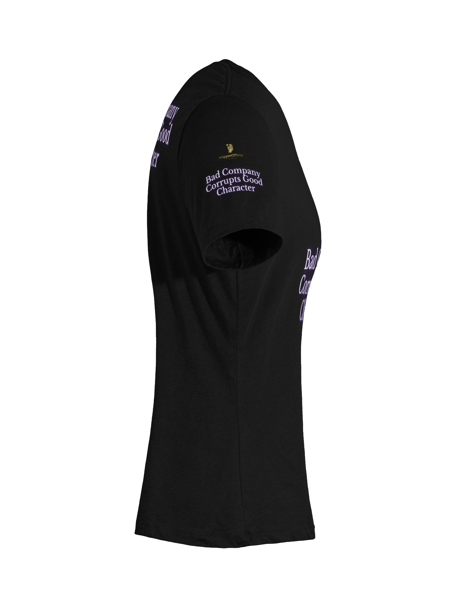 WigganOfficial “Bad Company Corrupts Good Character” V-Neck T-Shirt. product image (77)