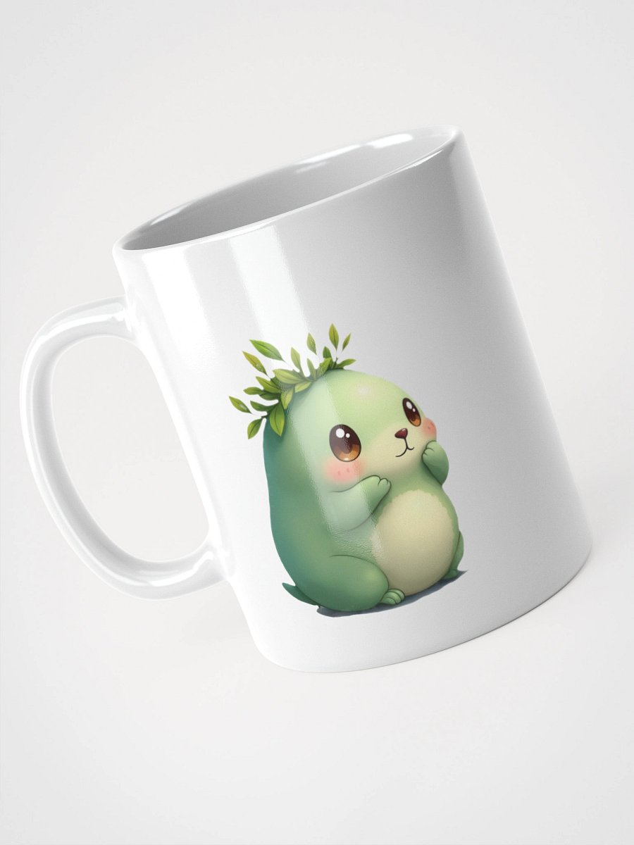 Whimsical Plant Creature White Glossy Mug product image (7)