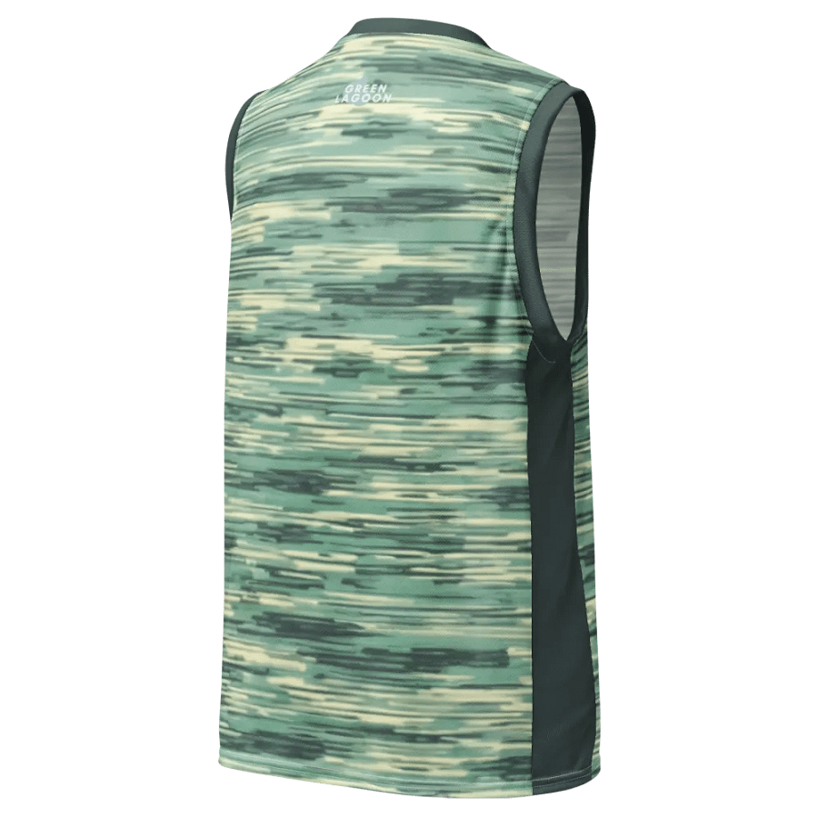 Green Lagoon | Recycled Unisex Basketball Jersey product image (7)