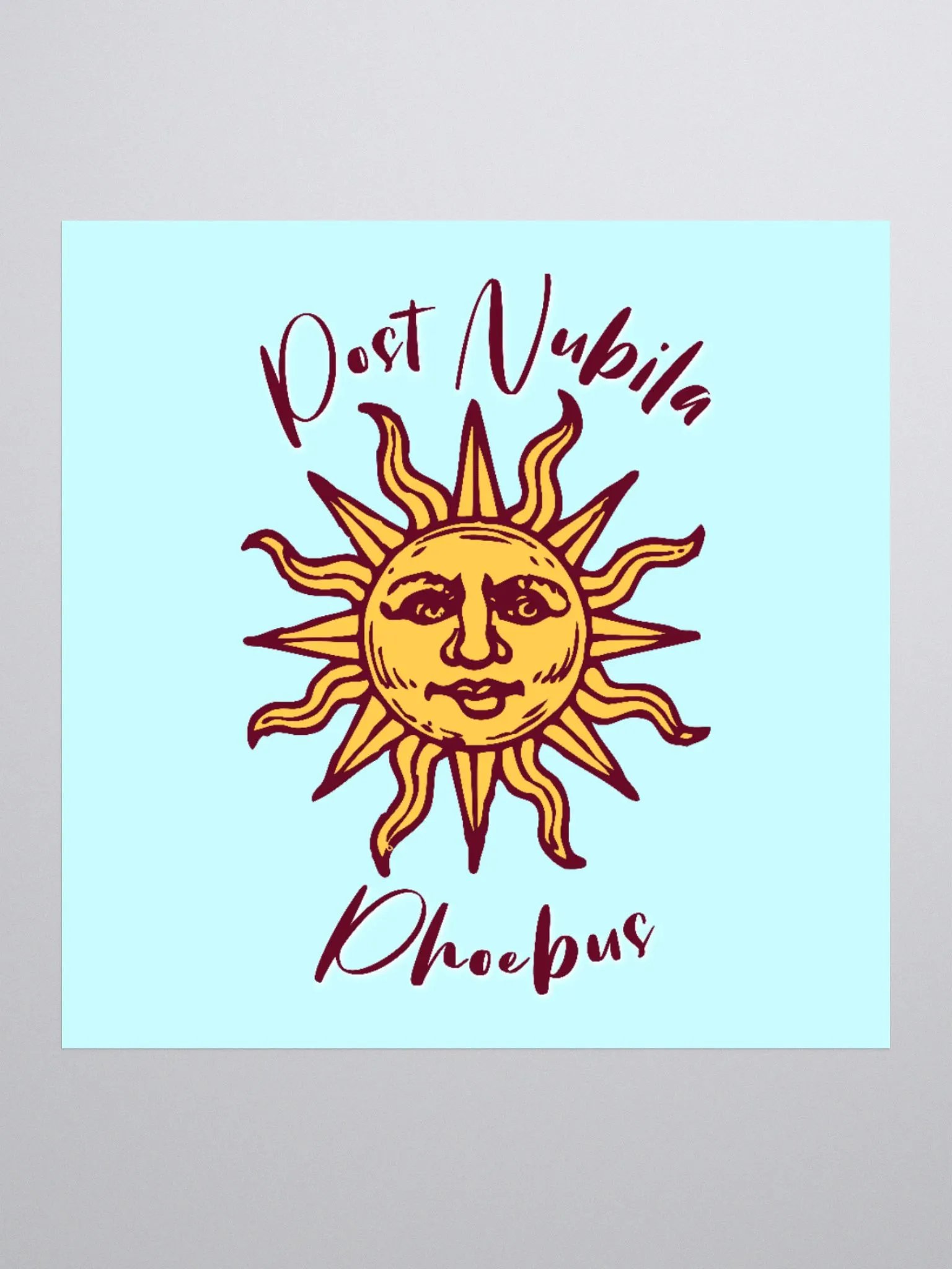 Post Nubila Phoebus Sticker product image (1)