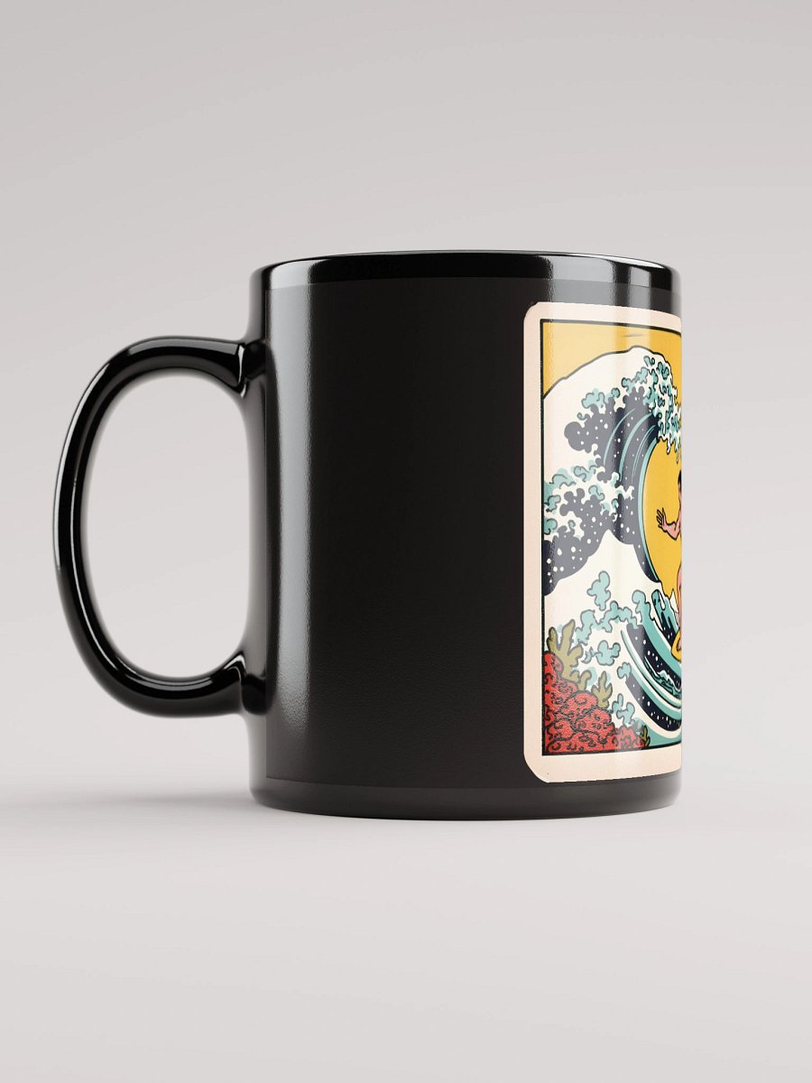 Vintage Tsunami Tarot Card Art Print Glossy Mug product image (11)