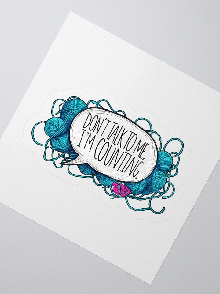DON’T TALK TO ME, I’M COUNTING. – Hooker Mom™ Sticker product image (5)
