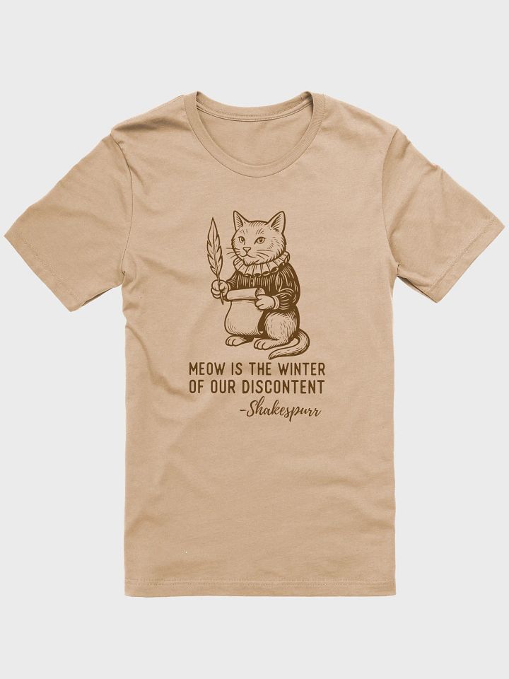 Shakespurr Funny Shakespeare T-Shirt product image (1)
