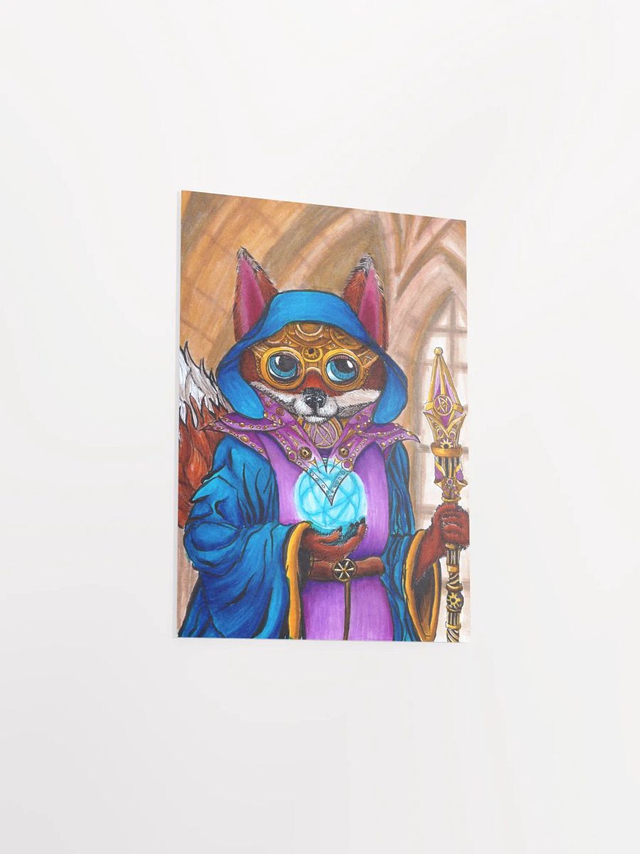 Steampunk Wizard Fox Art Print product image (3)