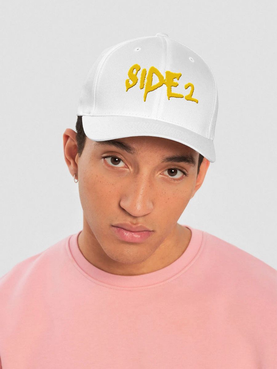Side2/Kick Fitted Hat White/Gold product image (5)