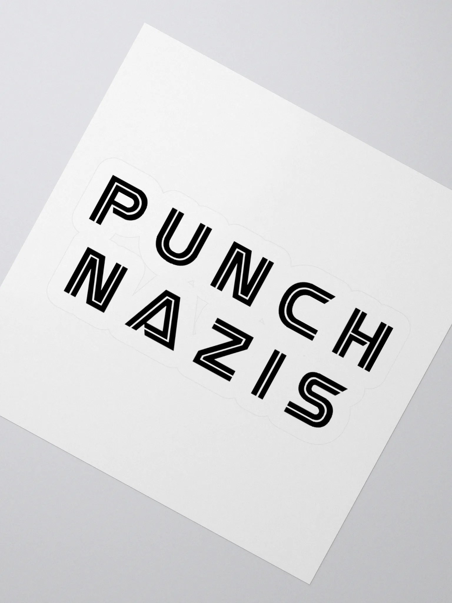 Punch Nazis Kiss Cut Stickers product image (5)