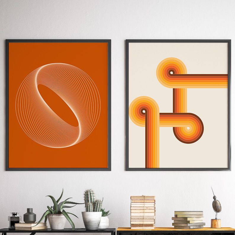 Mid Century Modern Gallery Wall Set of 6 DIGITAL Prints product image (5)
