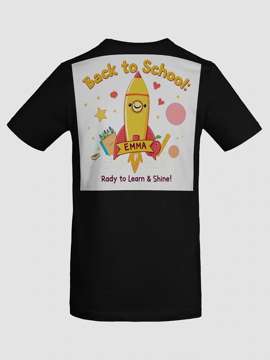 Rocket to School: Emma's Back-to-School Adventure T-Shirt product image (79)