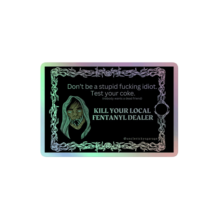 Don't Be an Idiot Kiss Cut Sticker product image (2)