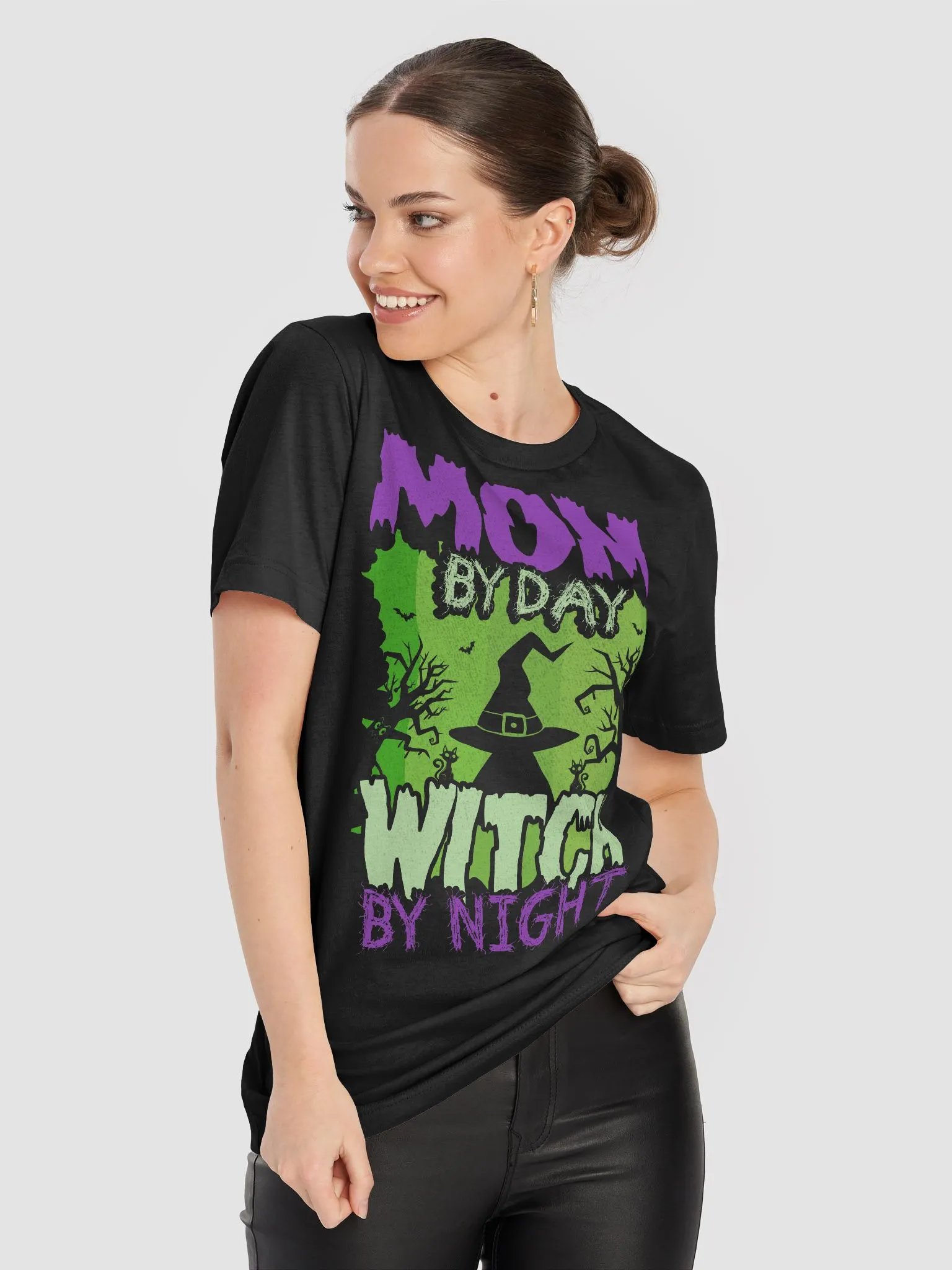 Mom By Day Witch By Night T-shirt product image (1)