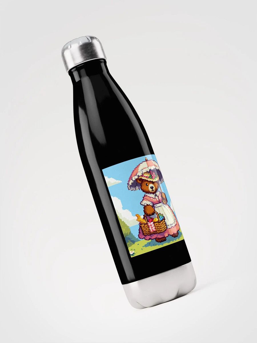 Pixel Art Momma Bear Southern Belle Stainless Steel Water Bottle product image (3)