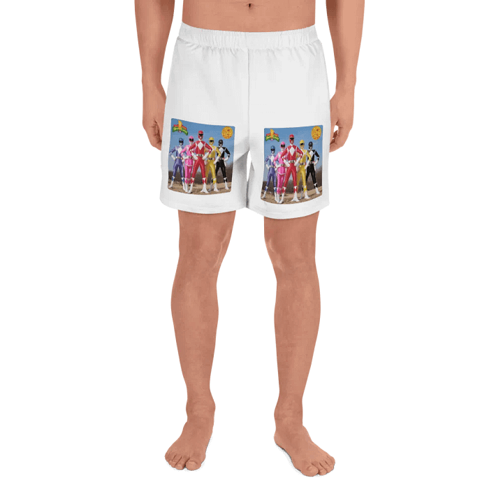 Mighty Morphin Power Rangers All-Over Athletic Shorts product image (2)
