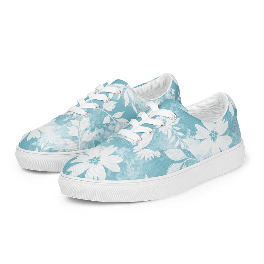 Floral Elegance Lace-Up Shoes product image (4)