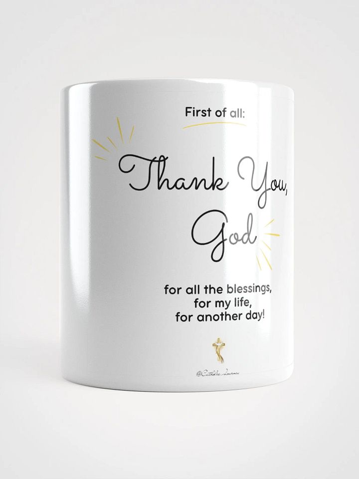 "Thank You, God" Gratitude Mug product image (1)