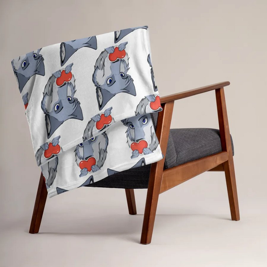 Heart spam throw blanket product image (15)