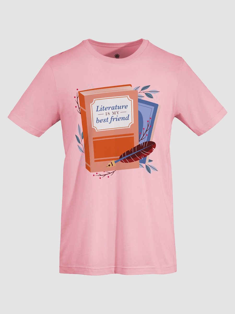 Literature Is My Best Friend Unisex T-Shirt product image (55)
