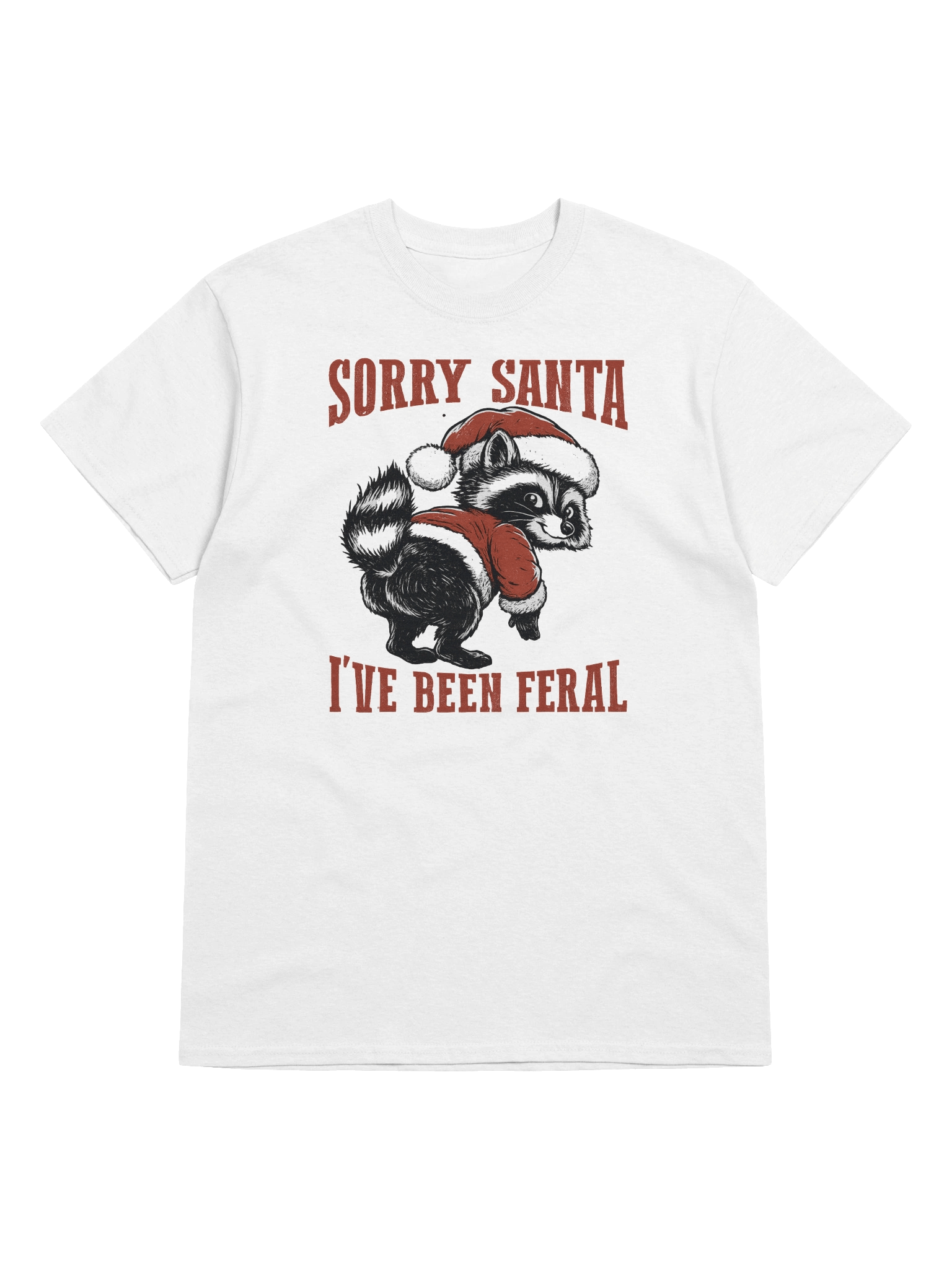 Festive Feral Raccoon Tee product image (5)