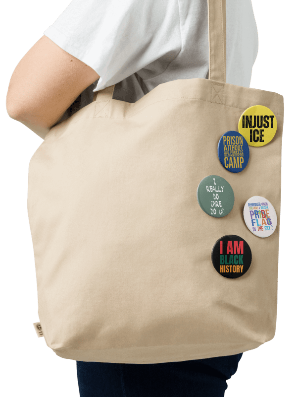 Democratic Political Smorgasbord Pack 2 Buttons Pins - Being Liberal product image (4)