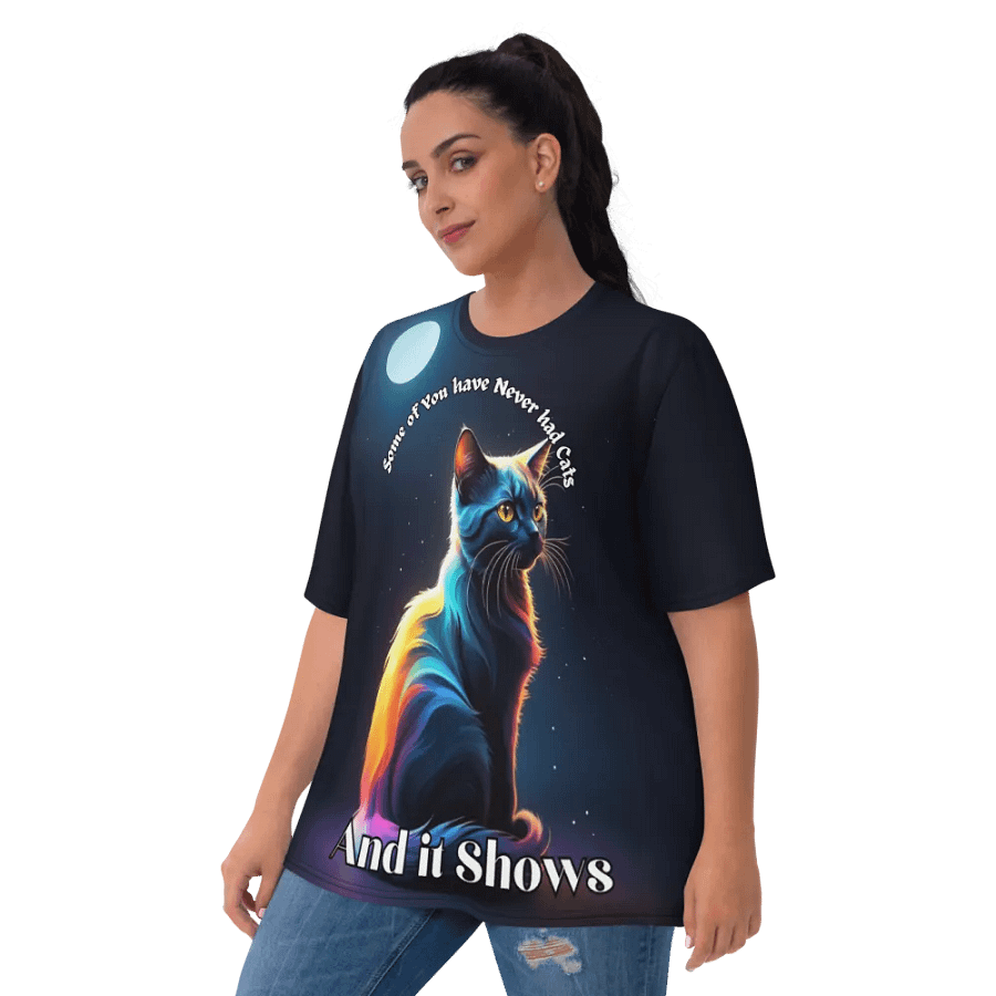 Cat All Over Print T-shirt product image (10)