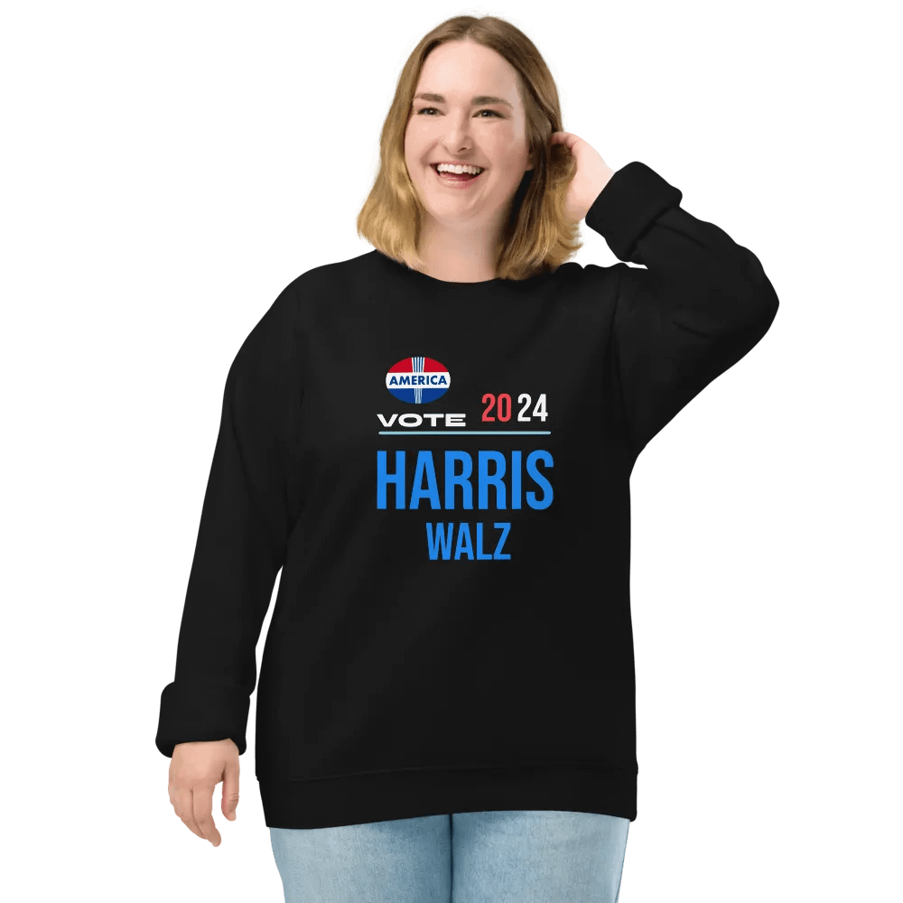 America Vote 2024 Harris Walz Long Sleeve Pullover product image (3)