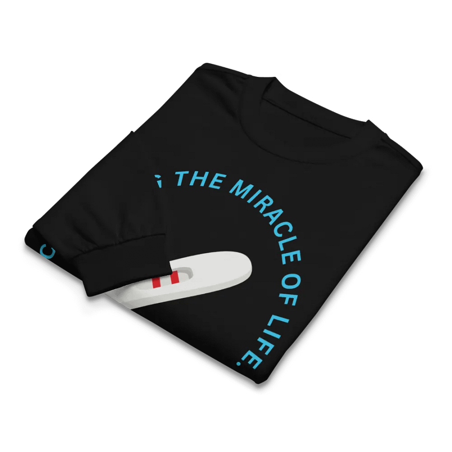 Miracle of Life Pregnancy Test Unisex Long Sleeve Shirt product image (5)