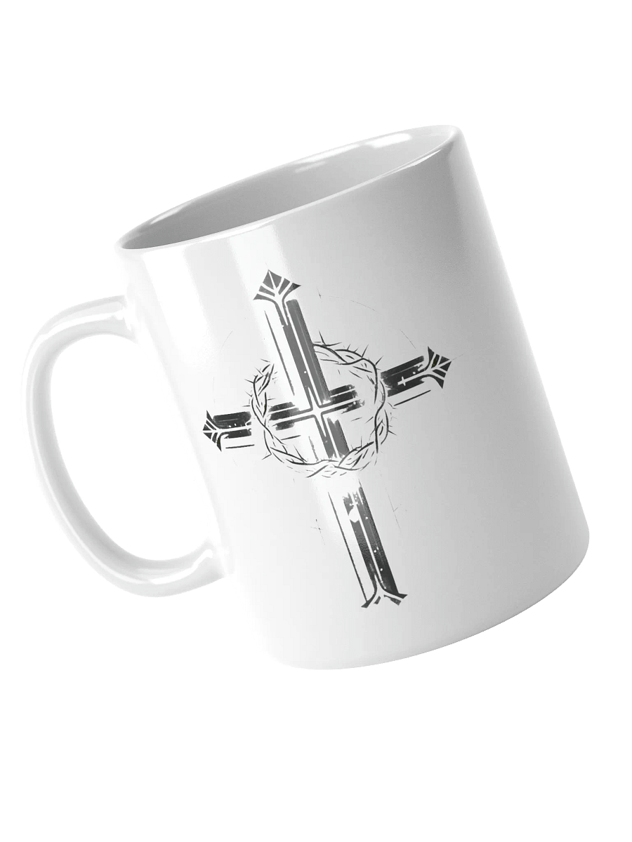 Jesus is King White Glossy Mug product image (8)