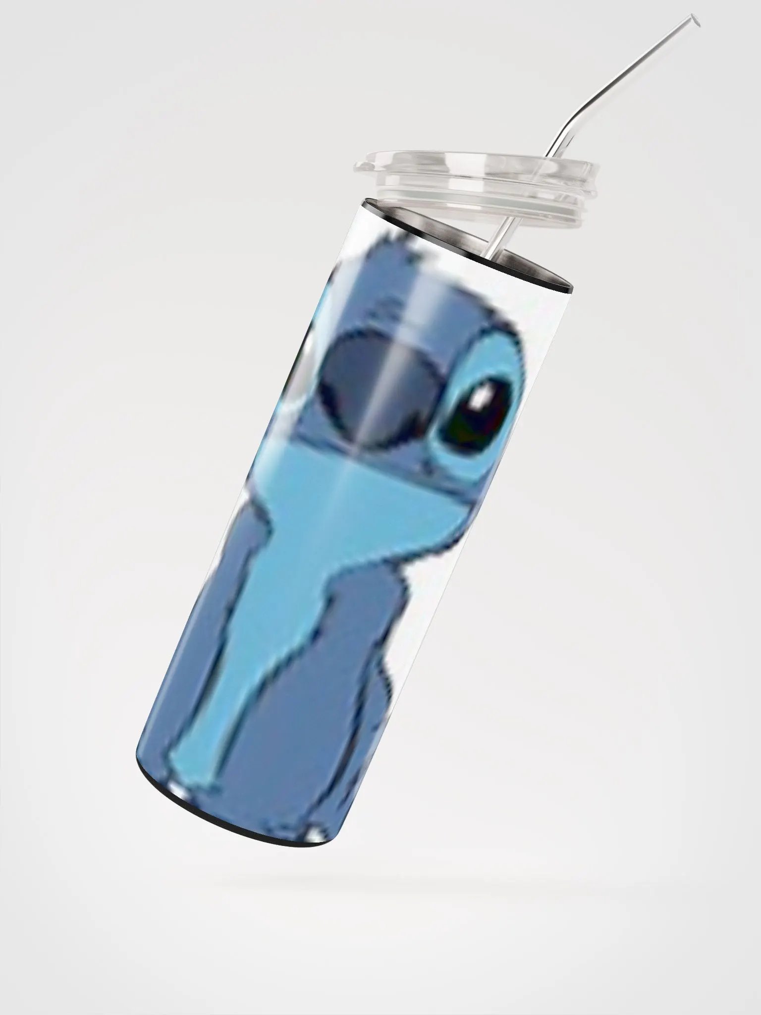 Whimsical Blue Creature Stainless Steel Tumbler product image (2)