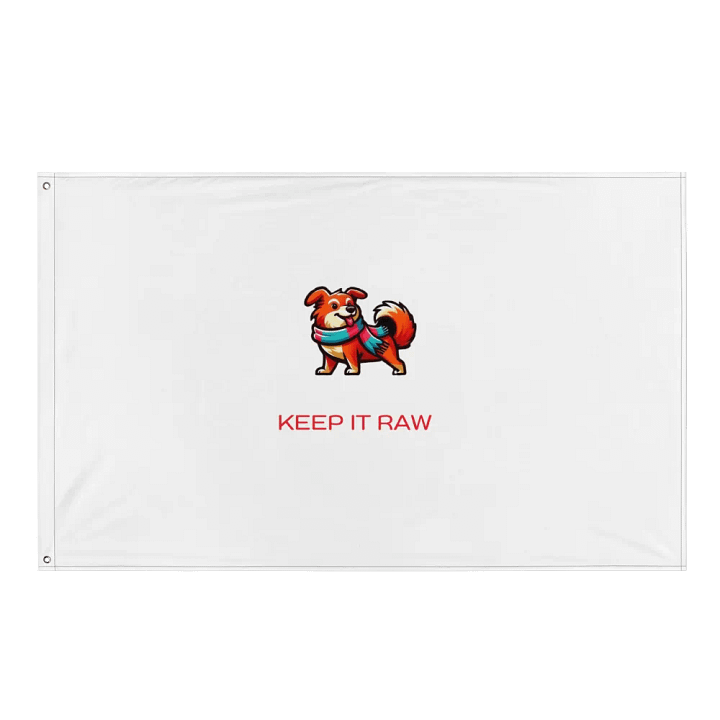 Keep It Raw Flag product image (1)
