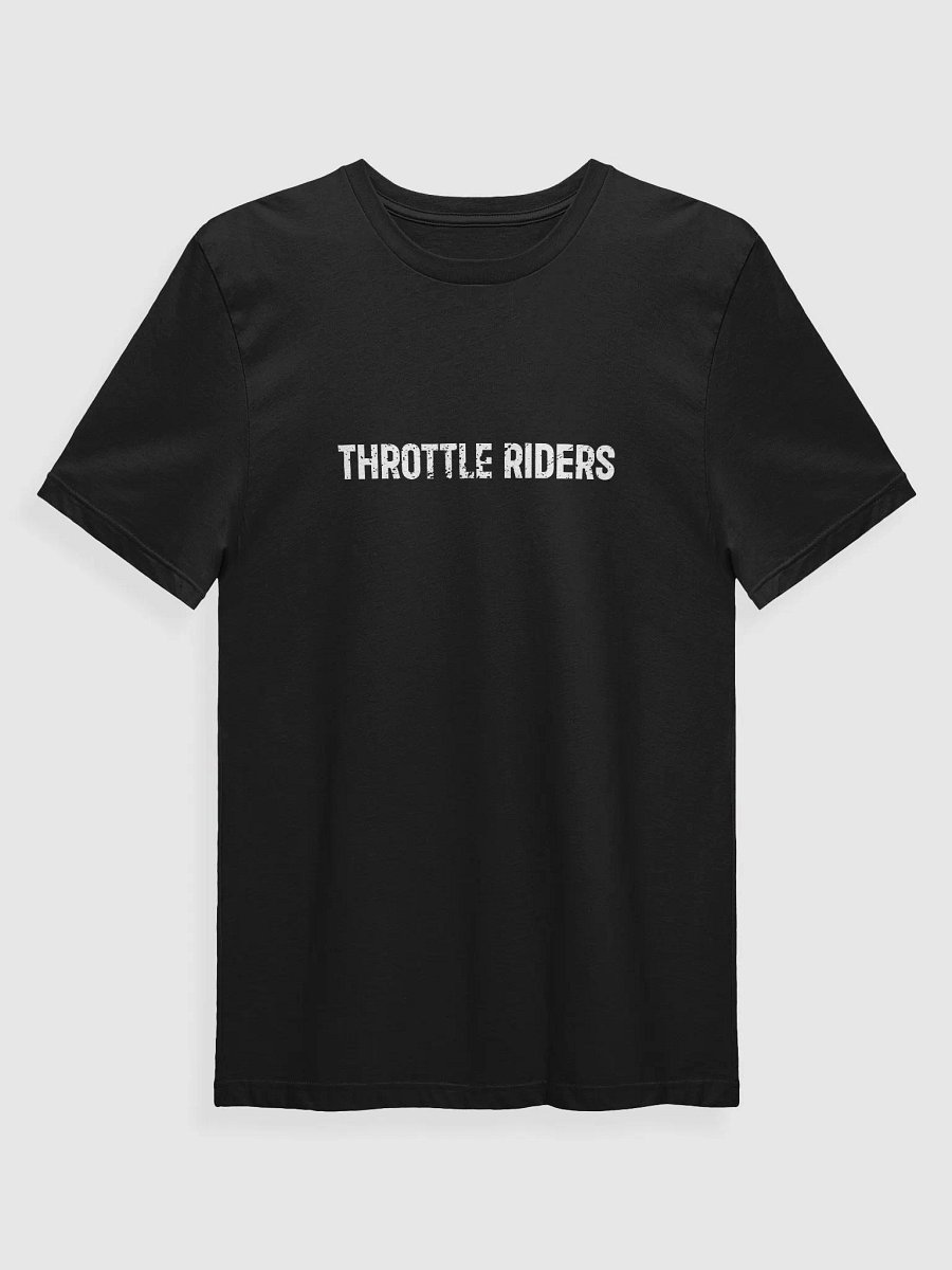 Throttle Riders T-Shirt (White Logo) product image (1)