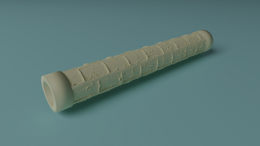 Roof Shingles textured roller (STL Digital file) product image (1)