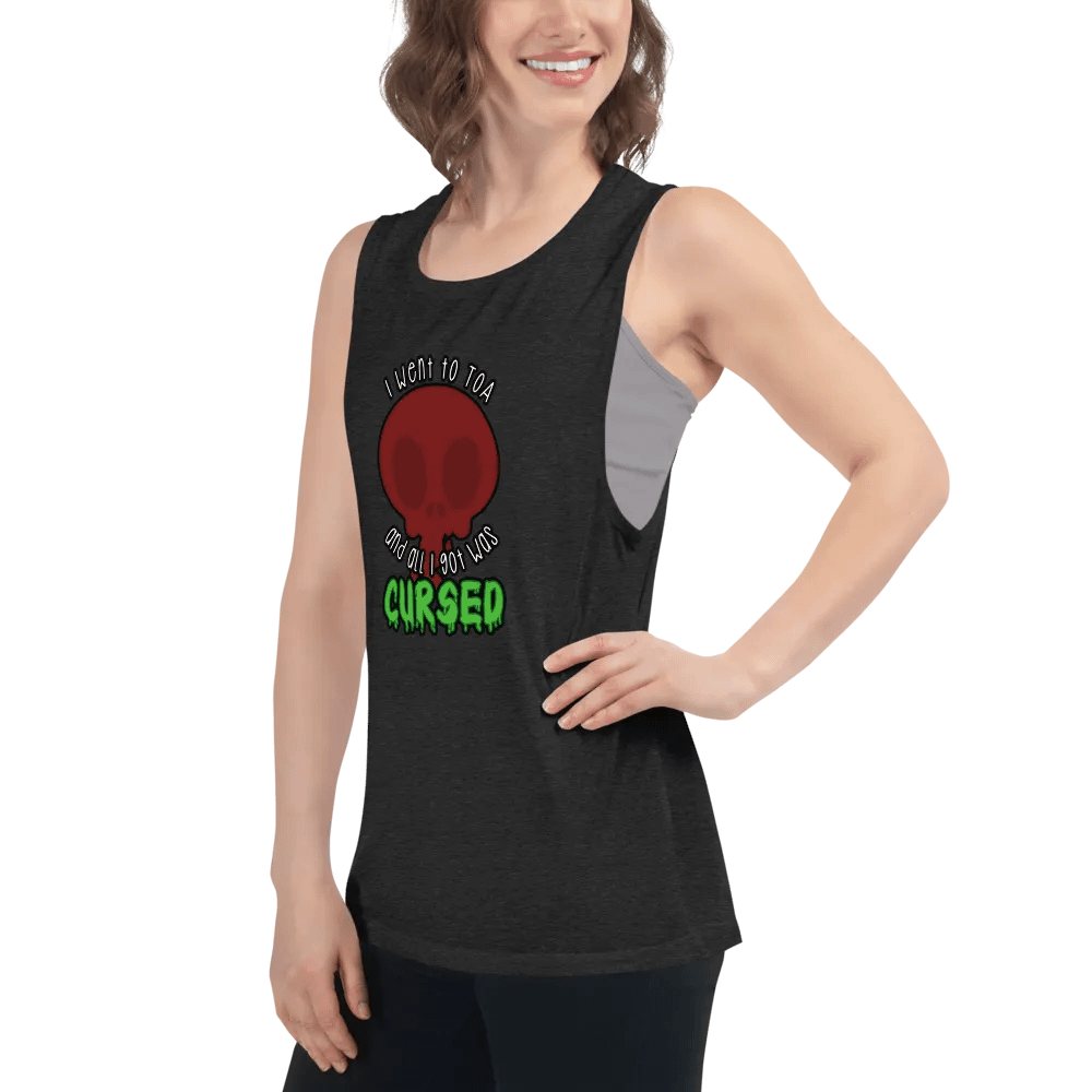 All I Got Was Cursed - Death Knight - Women's Style Muscle Tank product image (6)