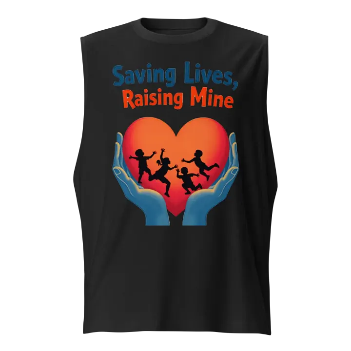 medical moms and dads, Heartwarming Heroes Muscle Tank product image (1)