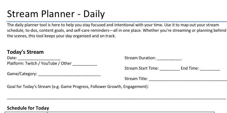 The Git Gud Guide: A Twitch Stream Planner Digital Download product image (1)