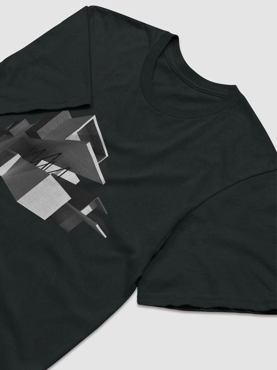 Geometric Monochrome Architectural Lightweight Fashion Short Sleeve T-Shirt product image (8)