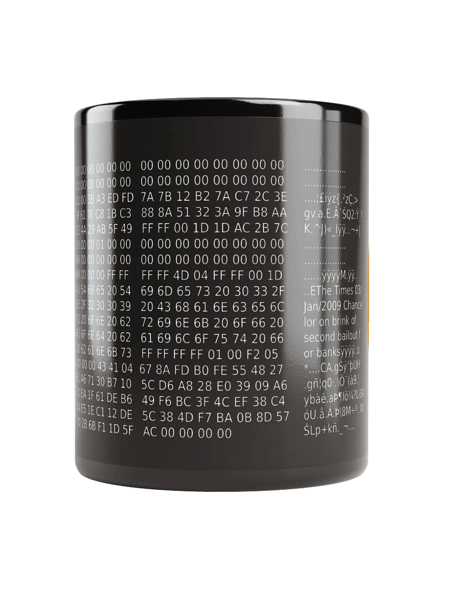 Bitcoin Genesis Block Hex Mug product image (5)