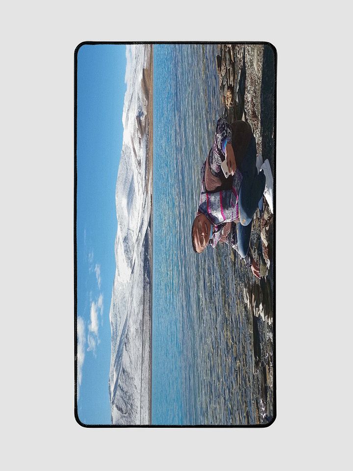 Desk Mat 15.5" x 31.5" : snow mountain product image (2)