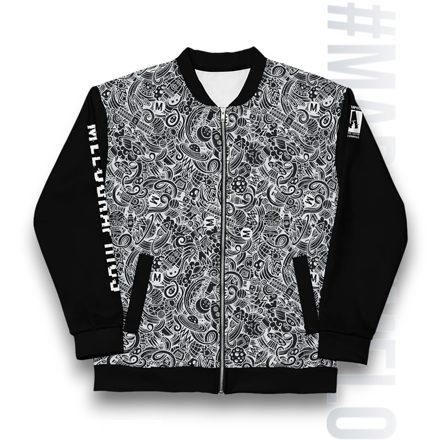 Dark Space Scribble - Ultimate Bomber Jacket | #MadeByMELO product image (3)