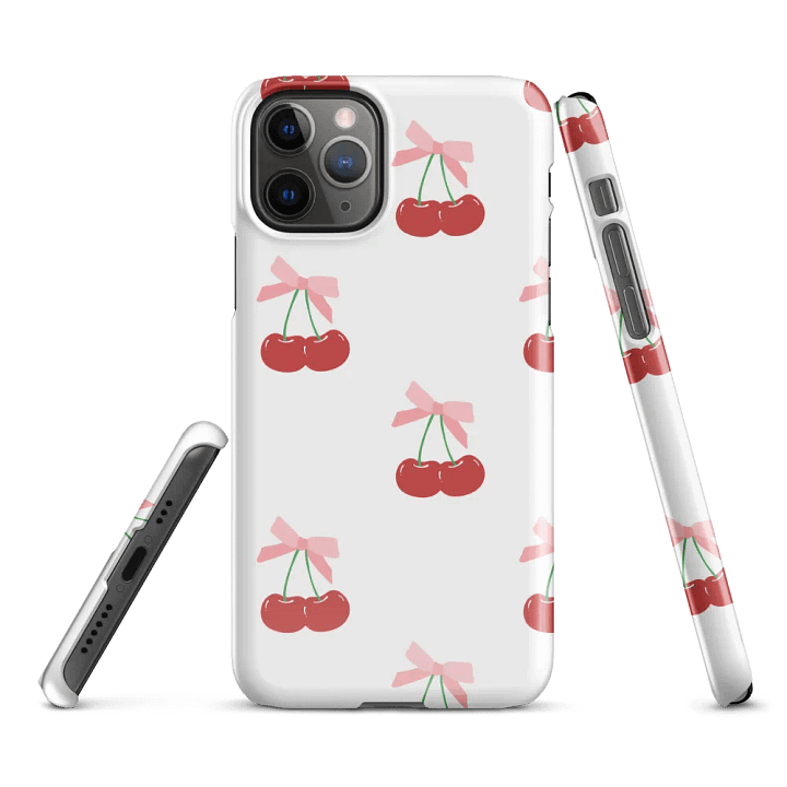 Cherry Bow Snap Case for iPhone® product image (2)