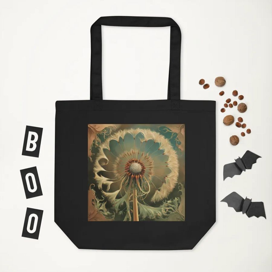 Art Nouveau Dandelion Golden Seed Head Tote Bag product image (6)