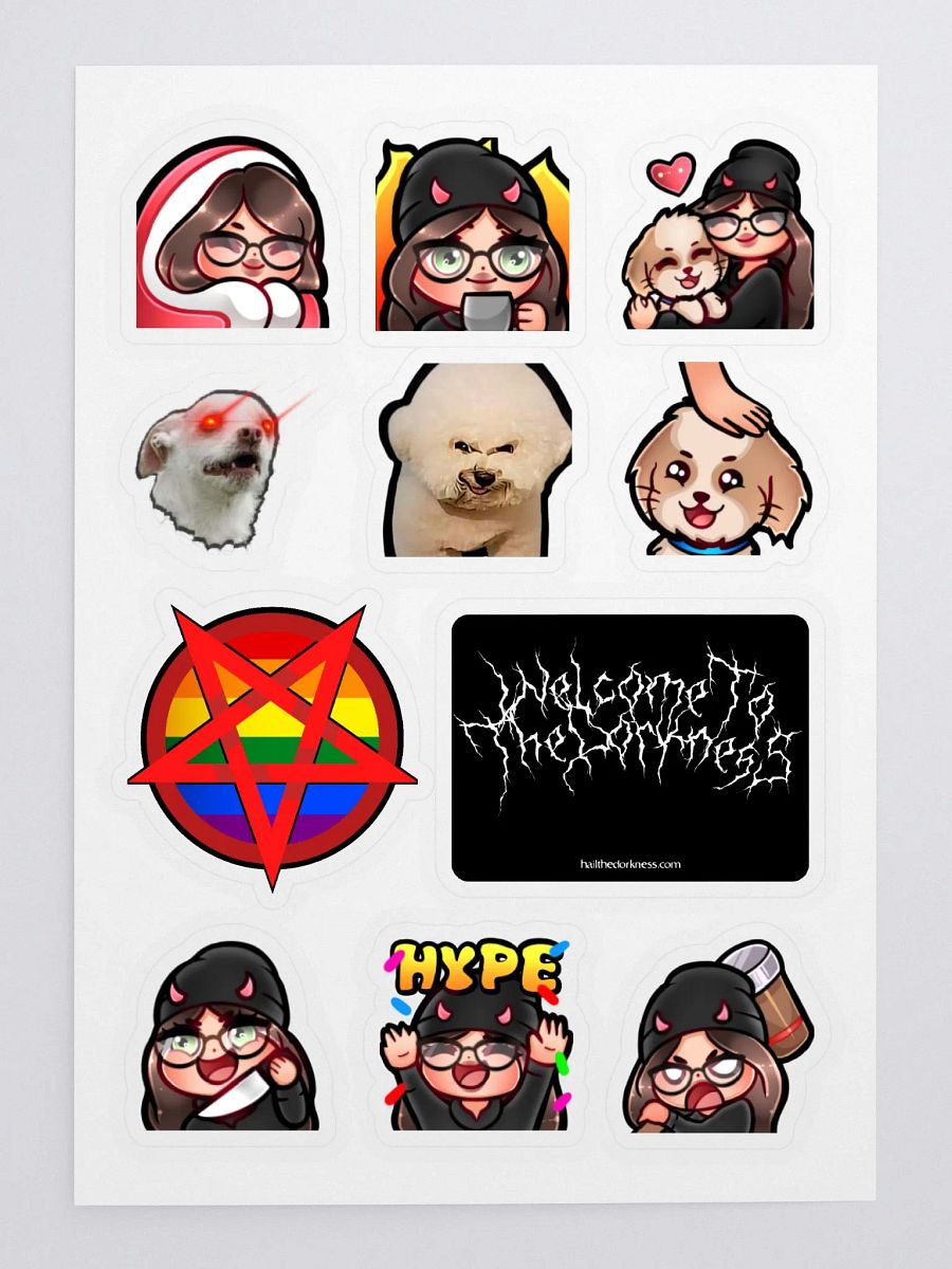 Dorkness Emotes Sticker Pack product image (3)