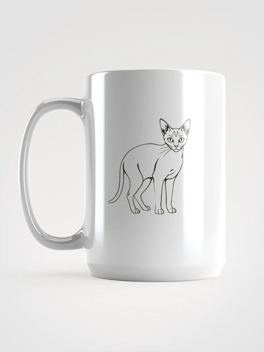 Cat Outliner White Mug product image (2)