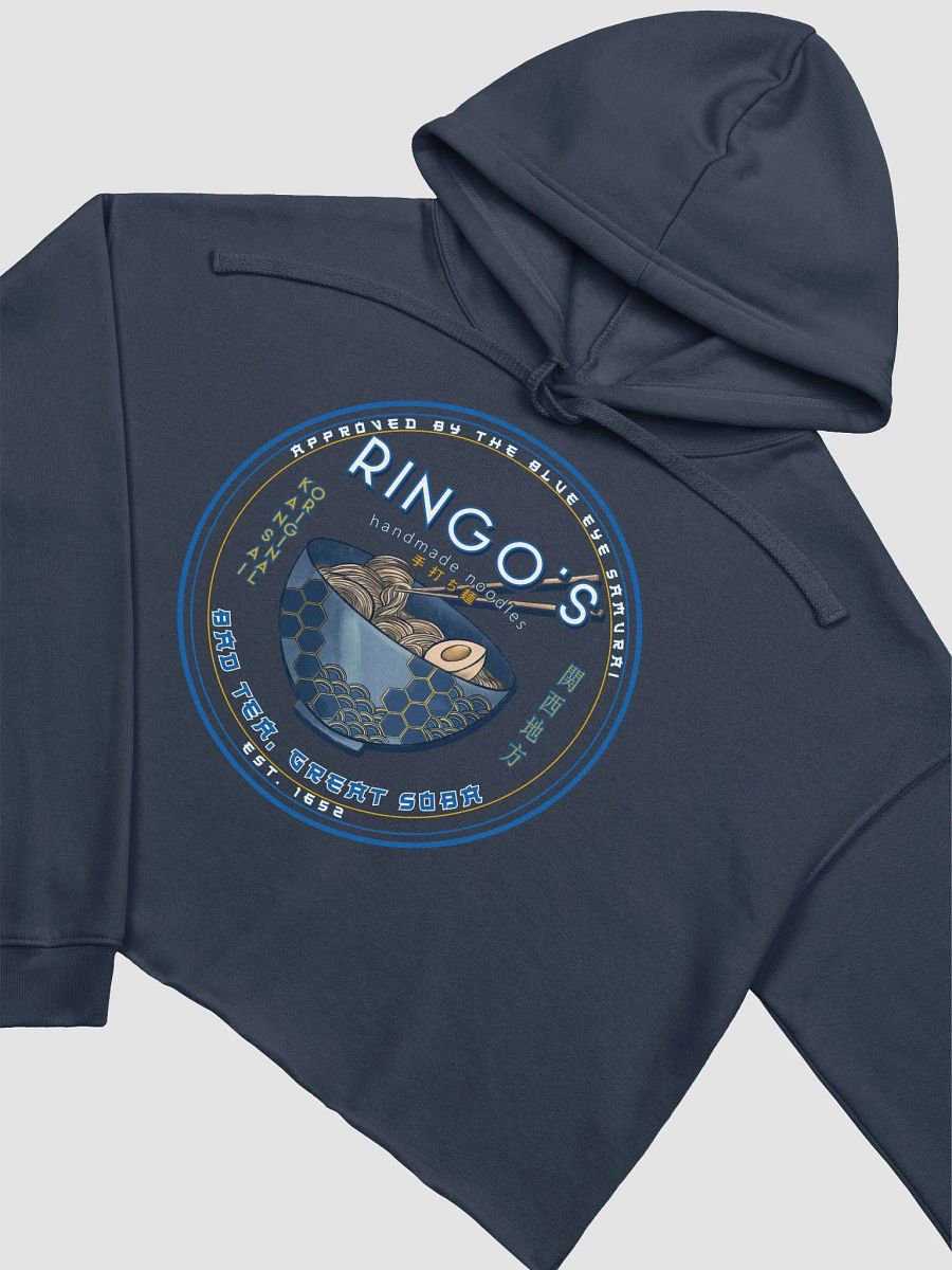 Ringo's Handmade Noodles Crop Hoodie | Blue Eye Samurai Inspired Sweatshirt product image (7)