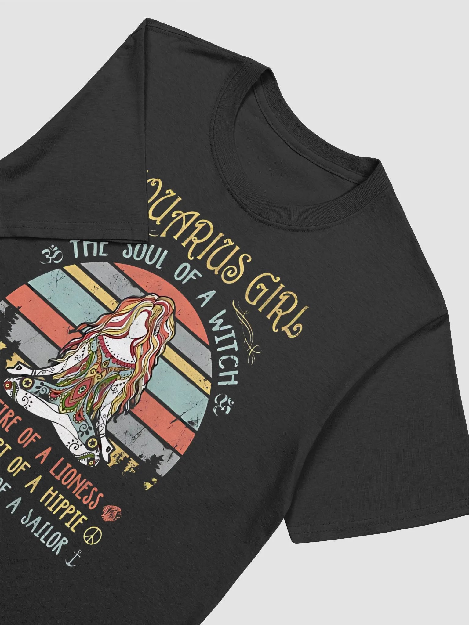 Aquarius Girl The Soul Of A Witch - Unisex T-shirt | Gildan 64000 product image (3)