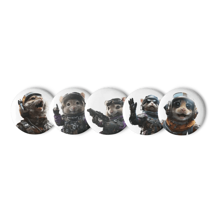 2.25" Galaxy Ratz Emote Buttons product image (1)