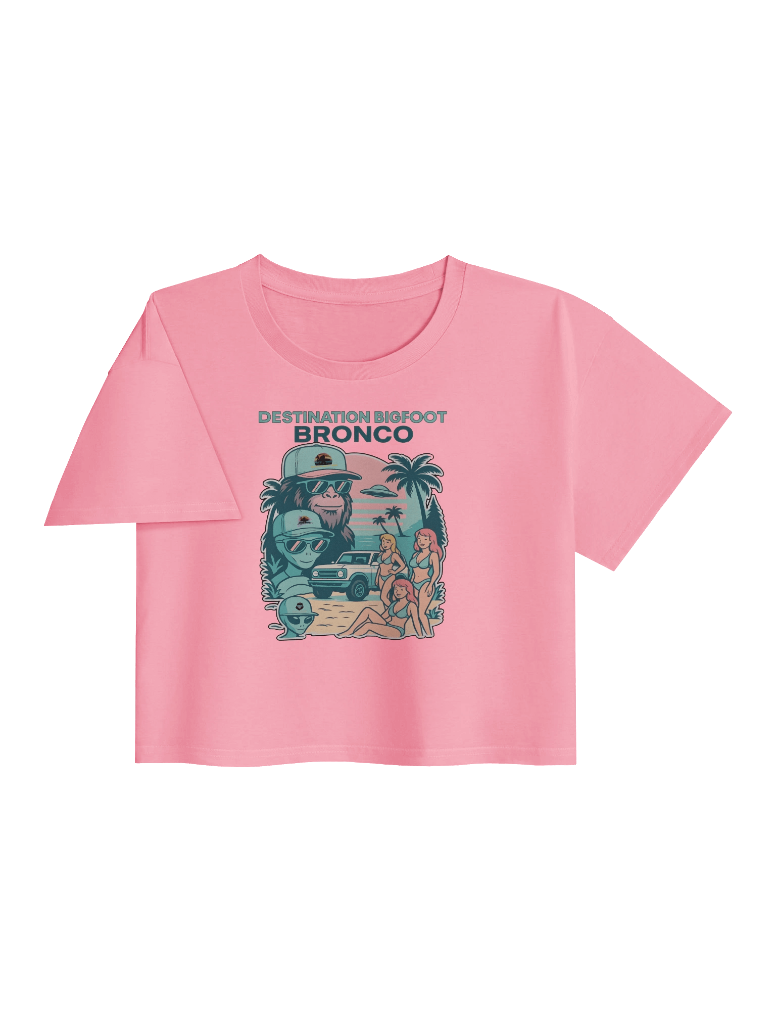 Destination Bigfoot Bronco Legends Of Sunset Best Friends Crop Top (Multiple Colors Available) product image (24)