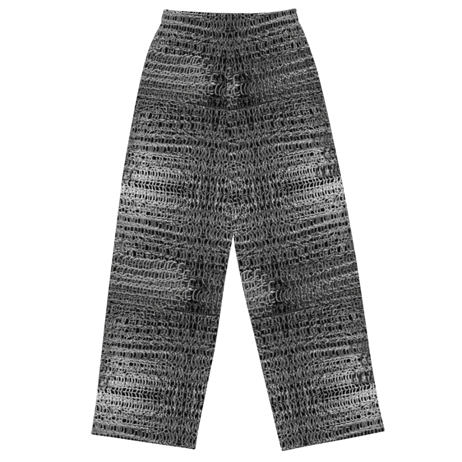 Faux Chainmaille Wideleg Pants product image (1)