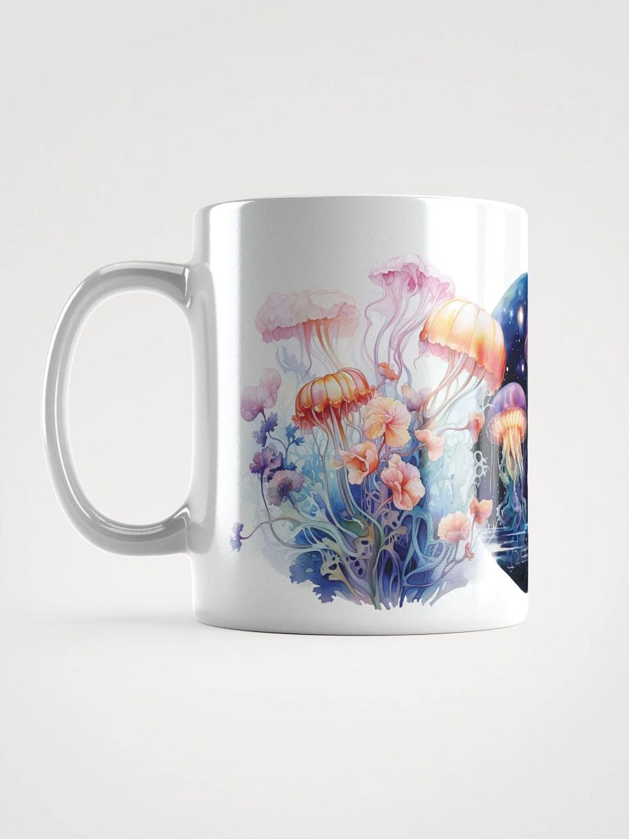 Cosmic Jellyfish White Glossy Mug product image (6)